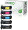 Kineco 5 Toner kompatibel mit Dell 1320c 1320cn - Schwarz je 2.000 Seiten, Color je 2.000 Seiten