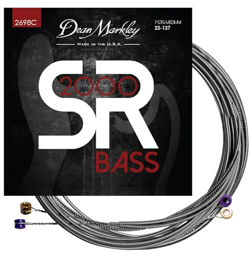 Dean Markley DM2698C Sr2000 Bass Guitar Strings, Size 22-127