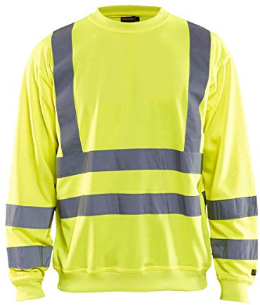 Blaklader 33411974 SWEATSHIRT HIGH VIS, Gelb, grootte L