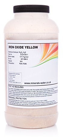 400g Yellow iron oxide powder★pigment★Make sure to checkout with Minerals-water.ltd to get what's on the picture★