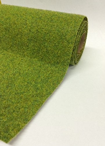 Grass Mat Hairy Summer Green Mix 120cmx61cm 48x24 Javis Landscape scenery roll