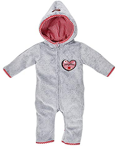 BONDI Baby T-Shirt 1/1 Arm, Mädchen Shirt Herz Bambi, Kinder Trachten, ALPENGLÜCK 85303 - HW2015, (140 stripe rot), 74