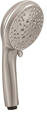 Moen Engage Spot Resist Brushed Nickel Six-Function 5.5-Inch Sprayhead Handshower Showerhead with Magnetix, 26558SRN