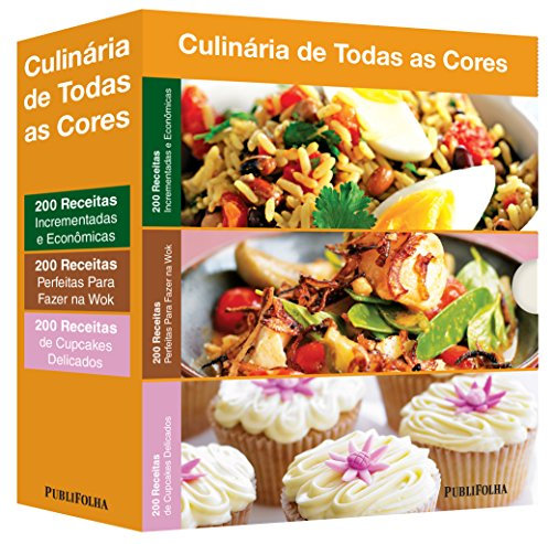 Incrementadas e Econômicas + Perfeitas Para Fazer na Wok + Cupcakes Delicados - Caixa Culinária de Todas as Cores (Em Portuguese do Brasil)