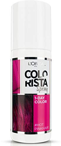 L'Oréal Paris Colorista Spray 1-Day Color Colorazione Temporanea un Giorno, Rosa Acceso (Hot Pink)