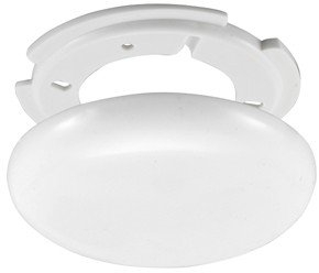 PK 2 Stück Verteilerdose, weiß, superflach, Ø 130 mit Montageset und 2 Schrauben, Kunststoff, nicht wasserfest