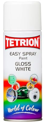Tetrion Gloss White Easy Spray Paint 400ml