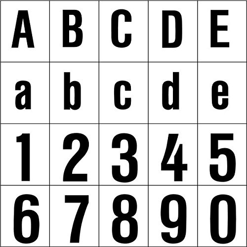 RZB Zimmermann Buchstabe h 99222.013.H/K 100mm Beschriftung für Hausnummernleuchte 4010319326674