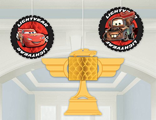 Disney Cars Honeycomb Hanging decorations