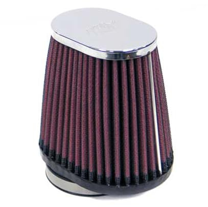 K&N Universal Clamp-On Air Filter: High Performance, Premium, Washable, Replacement Filter: Flange Diameter: 2.125 In, Filter Height: 4 In, Flange Length: 0.625 In, Shape: Oval Straight, RC-2900