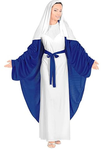 W WIDMANN MILANO Party Fashion - Costume da Santa Maria, abito, presepe, Natale, costumi in maschera