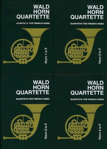WALDHORNQUARTETTE 1 - arrangiert für vier Waldhörner [Noten / Sheetmusic] Komponist: LIEBERT H