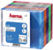 CD-ROM Slim Box 25er Pack (platzsparende CD-Aufbewahrung, Leerhüllen auch für DVD und Blu-ray geeignet, CD-Schutzhüllen transparent-farbig in Blau, Orange, Violett, Grün und Pink) fünf Farben