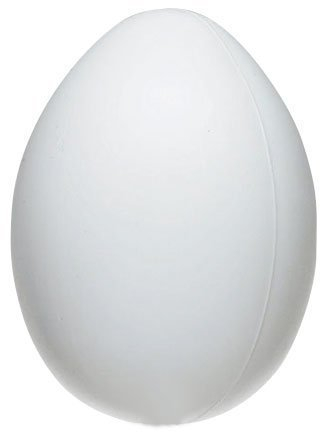 Deko-Eier aus Kunststoff, weiß, 6cm, 50 STÜCK