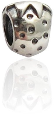 Perle Charmies fresa en plata antigua – Compatible con Pandora, amore & baci, Chamilia... – Plata 925