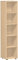 Gera Möbel Schranksystem Flex Regal, Holzdekor, buche, 40 x 40 x 180.8 cm