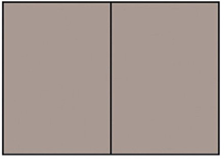 Paperado Faltkarten - Amarena (5er Pack) taupe