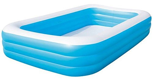 54009 - Piscine gonflable rectangulaire famille 3 anneaux -Bestway -305x183x56cm
