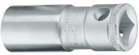 Douille pour bougie d'allumage avec ressort de maintien 16 mm 1/2