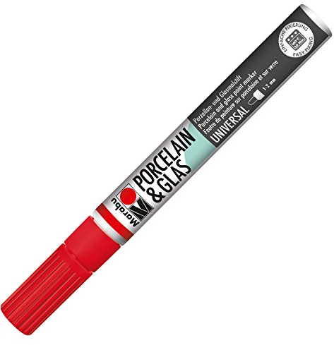 Marabu 125 1/2 mm Feutre à peinture pour porcelaine Cerise
