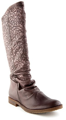 Felmini - Scarpe Donna - Innamorarsi Com Clash 8655 - Stivali Alti Classic - Pelle Genuina - Marrone - 39 EU Size