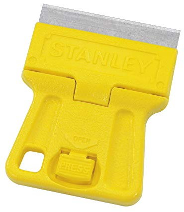 Stanley Available 28-100 1-3/16 inch High Visibility Mini-Razor Blade Scraper, Pack of 1