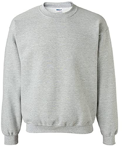 Gildan DryBlend Adult Set-In Crew Neck Sweatshirt (13 Colours) (XXL) (Sport Grey)