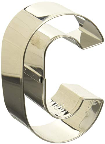 Birkmann 1010710710 Ausstechform Buchstabe C, 6 cm, Kunststoff, Grau, 5 x 3 x 2 cm