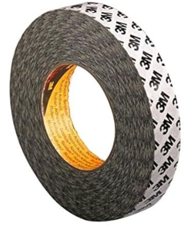 3M doppelseitiges Klebeband mit Papiervliesträger, 9086, 50 mm x 50 m, 0,19 mm, Weiß (5-er Pack)