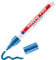 edding 750 Marqueur peinture - bleu - 1 stylo - pointe ronde 2-4 mm - marqueur de peinture pour l'étiquetage du métal, verre, roche ou du plastique - résistant à la chaleur, permanent et étanche