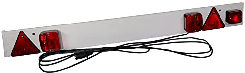 Streetwize - Heavy Duty 4ft 6'' Trailer Board w/Brake Lights, Hazard Lights, Fog Lights - 6 Metre Cable - 7 Pin Power Connector