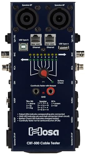 Hosa CBT-500, Audio Cable Tester