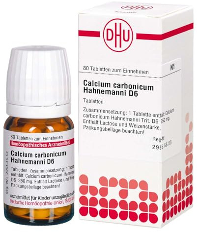 Calcium Carbonicum D6 Tabletten Hahnemanni 80 stk