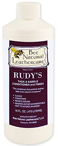 Bee Natural Rudy's Leather Conditioner, 1 pint, Clear