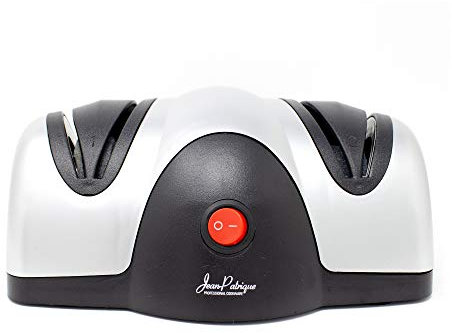 Electric Knife Sharpener - Professional Blade Sharpener, Ideal for All Types of Kitchen Knives - Master Class by Jean Patrique