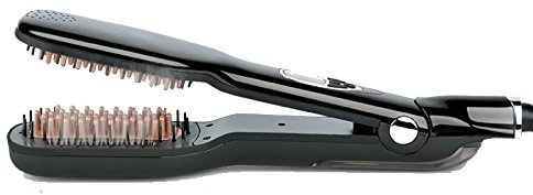 PERFECT BEAUTY Glätteisenbürste Steam Brush Schwarz