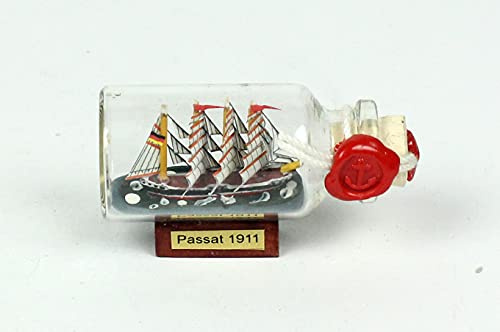Passat Mini Buddelschiff 10 ml 6x3,5 cm Flaschenschiff