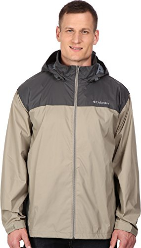 Columbia Glennaker Lake Veste Imperméable, Veste de pluie Homme, Tusk, barbecue., 4X, (Lot de 1)