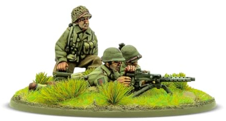 Warlord Games US Army 30 Cal MMG Team - 28mm Scale Metal Miniatures for Bolt Action Highly Detailed World War 2 Miniatures