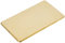 Knightsbridge SF8360PB Screwless 2-Gang Blanking Plate, Polished Brass