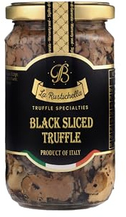 La Rustichella - Carpaccio di Tartufo Nero 180gr, Vegan, Gluten Free, Cholesterol Free - Prelibatezza Italiana