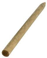 4wire 1.8M X 75MM MACHINED ROUND POINTED GARDEN TIMBER FENCE POST WOODEN TREATED TREE STAKES 8 PACK