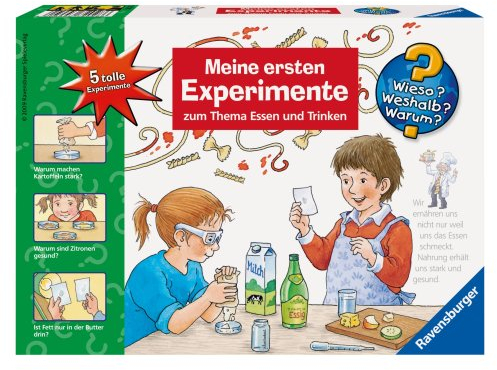 Ravensburger 187492 - Wieso? Weshalb? Warum? Meine ersten Experimente Essen und Trinken