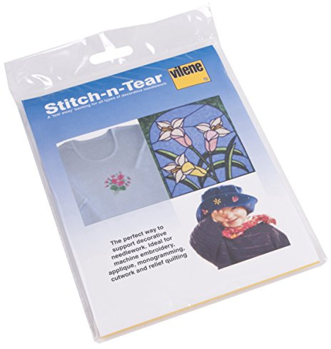 Vilene 90 cm x 36 cm Stitch-n-Tear for Topstitch and Patch Work