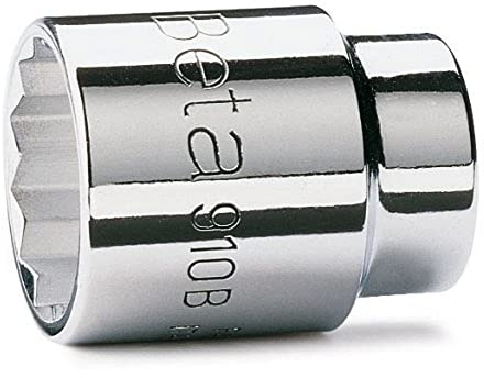 Beta 9100110 Model 910 B10 Bi-hex Hand Sockets, 3/8 Drive, 10mm