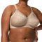 Triumph Womens Doreen + Cotton 01 Non-wired Bra, Skin, 36E UK
