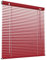 Victoria M. Aluminium Jalousie 60 x 130 cm, weinrot, Jalousie ohne Bohren, inkl. Klemmclips