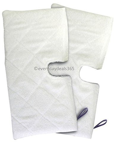 2 x Shark Steam Cleaner Mop Pocket Cleaning Pads Covers for S2901 S3501 S3502 S3601 S3701 S3901 SM200 S3455 S4501