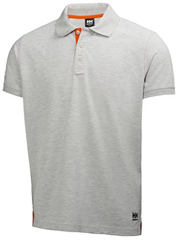 Helly Hansen Workwear Oxford 79025 Polo Shirt, L, Grey