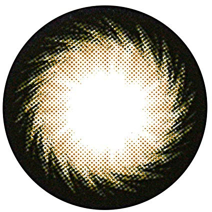 Matlens - Pro Trend Farbige Kontaktlinsen ohne Stärke braun schwarz Magic Circle Lens PJ-104 2 Linsen und gratis 1 Linsenbehälter 1 Pflegemittel 50ml FBA